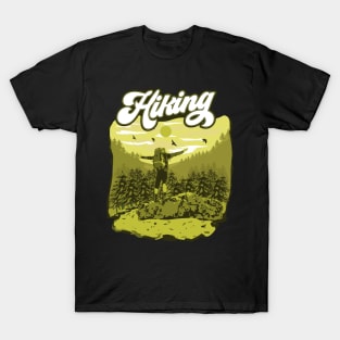 Hiking adventure wild vintage exploring T-Shirt